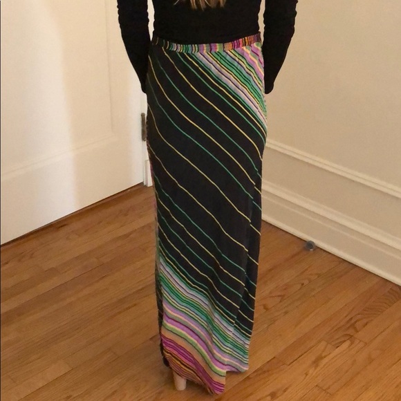 Amanda Uprichard rainbow maxi skirt - Picture 2 of 4